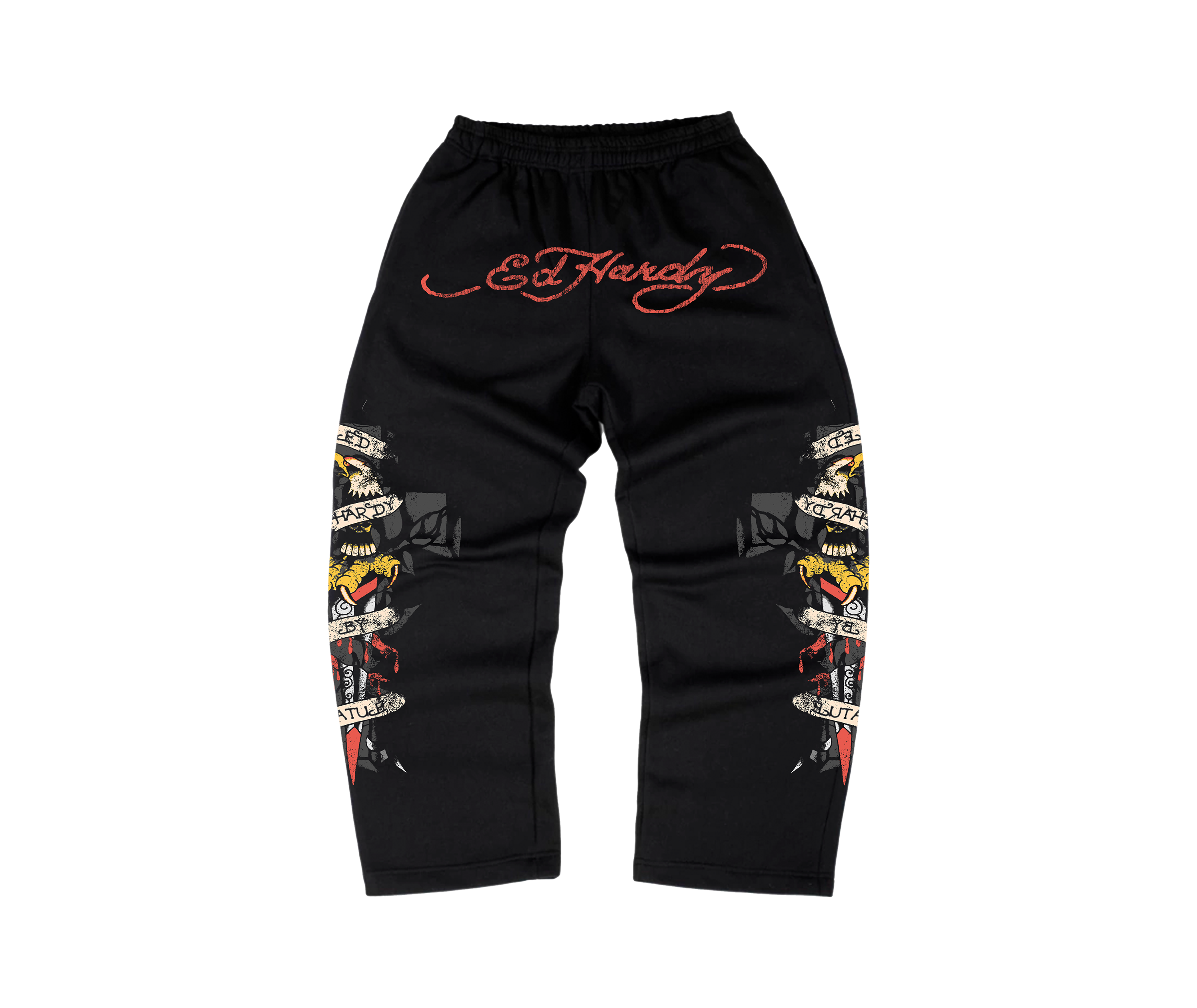 Ed Hardy x Matuê "By Matuê" Calça Moletom Preta